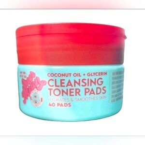 Happy Skin Sheer Melon Cleansing Toner Pads with Coconut Oil and Glycerin 40ct